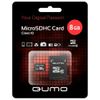 Карта памяти microSDHC Qumo 8Gb Class 10 UHS-I U1 (QM8GMICSDHC10U1)