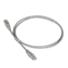 Патч-корд TWT UTP, кат.5e, 0.3 м, RJ45-RJ45, серый (TWT-45-45-0.3-GY)