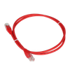 Патч-корд TWT UTP, кат.5e, 0.3 м, RJ45-RJ45, красный (TWT-45-45-0.3-RD)