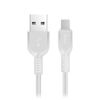 Кабель USB 2.0(Am)-USB 2.0 Type-C(m), 3 м, белый HOCO
