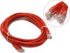 Патч-корд Exegate UTP, кат.5e, 3 м, RJ45-RJ45, красный (EX258679RUS)
