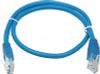 Патч-корд UTP, кат.5e, 0.5 м, RJ45-RJ45, синий (630487)
