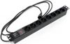 Блок розеток (PDU), кол-во розеток: 8, Hyperline SHE19-8SH-S-2.5IEC (SHE19-8SH-S-2.5IEC)