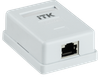 Розетка RJ-45 открытый монтаж, ITK