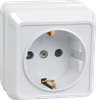Розетка IEK Октава РС20-3-ОБ, однопостовая, белый