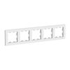 Рамка Schneider Electric ATLASDESIGN, 5-постов, белый