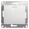Выключатель Schneider Electric, 2кл., белый