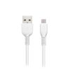 Кабель USB-Micro USB, 1 м, белый HOCO