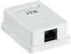 Розетка RJ-45 открытый монтаж, ITK
