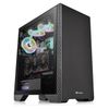 Корпус Thermaltake S300 TG, Midi-Tower, без БП, черный