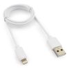 Кабель USB-Lightning 8-pin, 1 м, белый Гарнизон