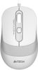 Мышь A4Tech Fstyler FM10, USB, белый/серый