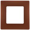 Рамка Legrand Etika, 1-пост, коричневый