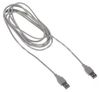 Кабель USB(Am)-USB(Am), 3 м, серый, Buro