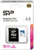 Карта памяти microSDXC Silicon Power 64Gb Class 10 UHS-I U3