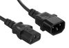 Кабель-удлинитель Exegate ES280989RUS, IEC 320 C13-IEC 320 C14, 3 м, черный