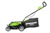 Колесная газонокосилка Greenworks G40LM35, электрическая, аккумуляторная