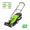 Колесная газонокосилка Greenworks G40LM35K4, электрическая, аккумуляторная