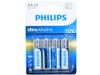 Батарея PHILIPS LR6E4B/51 Ultra Alkaline AA