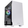 Корпус Thermaltake S100 TG Snow, Micro-Tower, без БП, белый