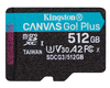 Карта памяти microSDXC Kingston 512Gb Class 10 UHS-I U3 (SDCG3/512GBSP)