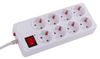 Сетевой фильтр BURO 800SH-5-W, 8-розеток, 5 м, белый