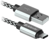 Кабель USB-USB Type-C, 1 м, белый Defender