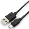 Кабель USB-Micro USB, 30 см, черный Гарнизон