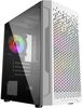 Корпус PowerCase Mistral Micro Z3W Mesh LED, Micro-Tower, без БП, белый