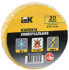Изолента IEK UIZ-13-10-K05, 130 мкм/1.5 см/20 м, желтая