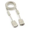 Кабель VGA(15M)-VGA(15M), 1.8 м, Cablexpert Premium