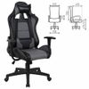 Кресло игровое Brabix GT Racer GM-100, черный/серый
