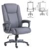 Кресло руководителя Brabix Solid HD-005, серый