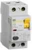 Выключатель дифференциальный (УЗО), 2P, 40А, 30мА, тип АС, IEK