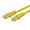 Патч-корд Datarex UTP, кат.5e, 1 м, RJ45-RJ45, желтый (DR-181407)