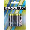 Батарея Ergolux C (R14/LR14), 1.5V, 2 шт