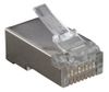 Коннектор RJ-45 8P8C Hyperline PLUG-8P8C-U-C6-SH-100, 100 шт