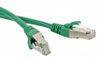 Патч-корд Hyperline FTP, кат.5e, 1 м, RJ45-RJ45, зеленый (PC-LPM-STP-RJ45-RJ45-C5e-1M-LSZH-GN)