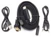 Кабель-переходник (адаптер) HDMI(19M)/Micro USB(BF)-VGA(15M)/Jack 3.5mm(F), 1.8 м, VCOM (CG598-1.8M)
