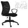 Кресло офисное Бюрократ CH-599AXSN/TW-1, черный
