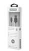 Кабель USB-Lightning 8-pin, 1 м, серый Qumo