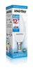 Лампа светодиодная E14 свеча/C37, 12 Вт, SMARTBUY