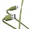 Кабель USB-Micro USB, 1 м, зеленый Hama