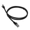 Патч-корд Lanmaster FTP, кат.6a, 0.5 м, RJ45-RJ45, черный (LAN-PC45/S6A-0.5-BK)