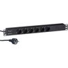 Блок розеток (PDU), кол-во розеток: 6, ExeGate ServerPro PDU-19H603 Al-6S-EU2.5CU (EX280828RUS)