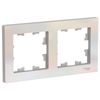 Рамка Schneider Electric ATLASDESIGN, 2-поста, жемчуг