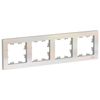 Рамка Schneider Electric ATLASDESIGN, 4-поста, жемчуг