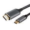 Кабель-переходник (адаптер) USB Type-C(M)-HDMI(19M), 1.8 м, VCOM CU423MC-1.8M (CU423MC-1.8M)