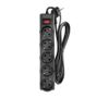 Сетевой фильтр CBR CSF 2505-5.0, 5-розеток, 5 м, черный