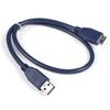 Кабель USB-Micro USB, 50 см, синий Exegate EX-CC-USB3-AMmicroBM9P-0.5